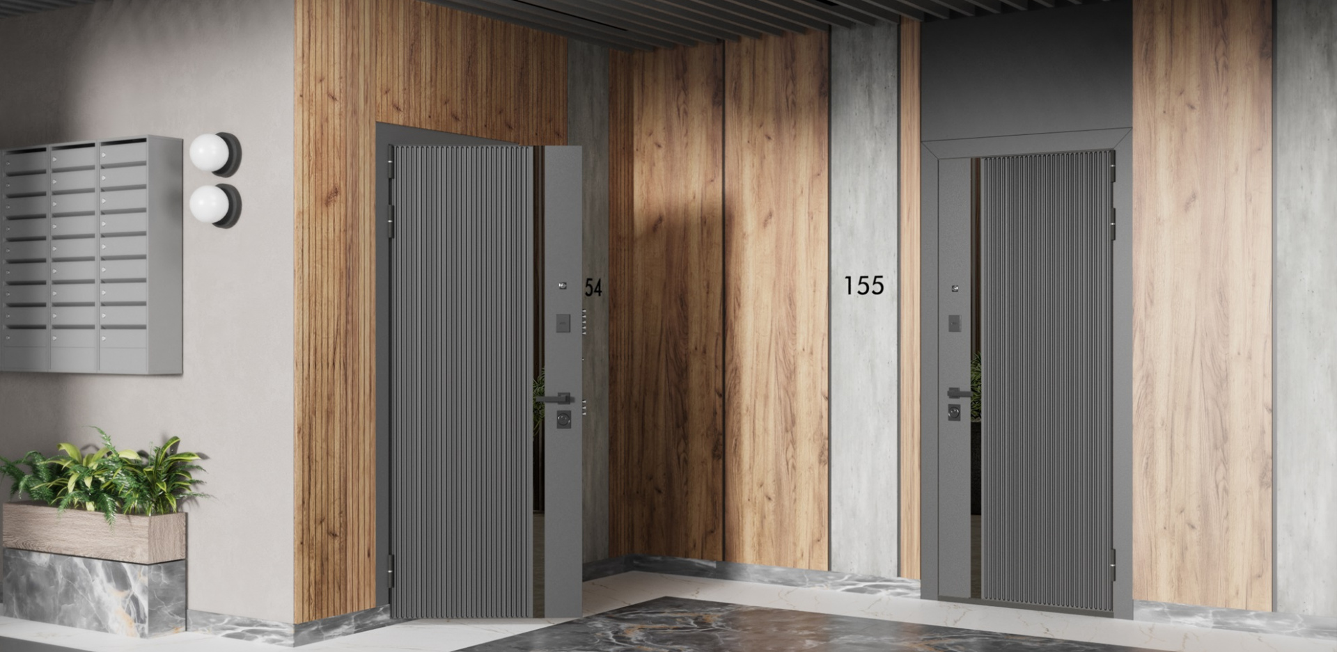 Ультрасовременные панели для стальных дверей GEONA - новый уровень стиля в каждой детали